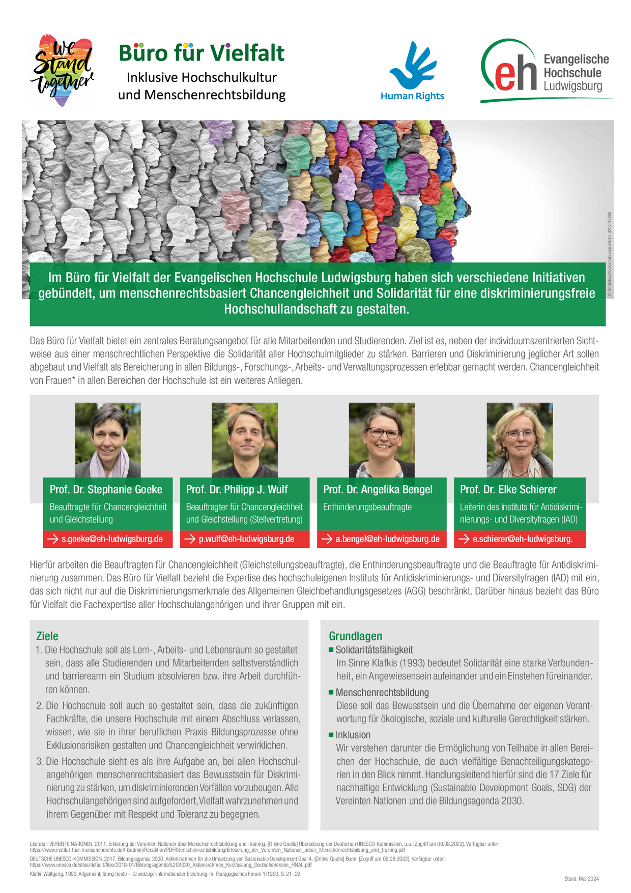 Beschreibung des Büros für Vielfalt