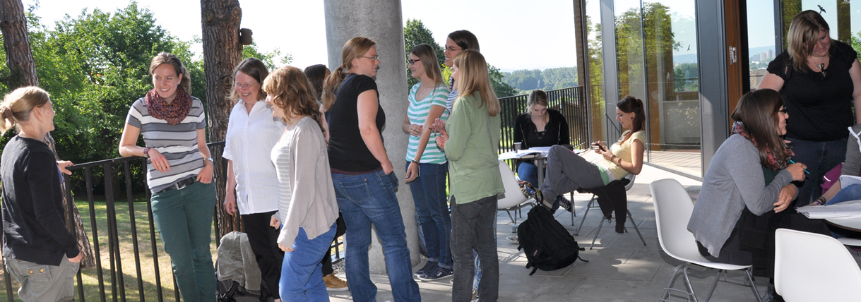 Banner Students in conversation