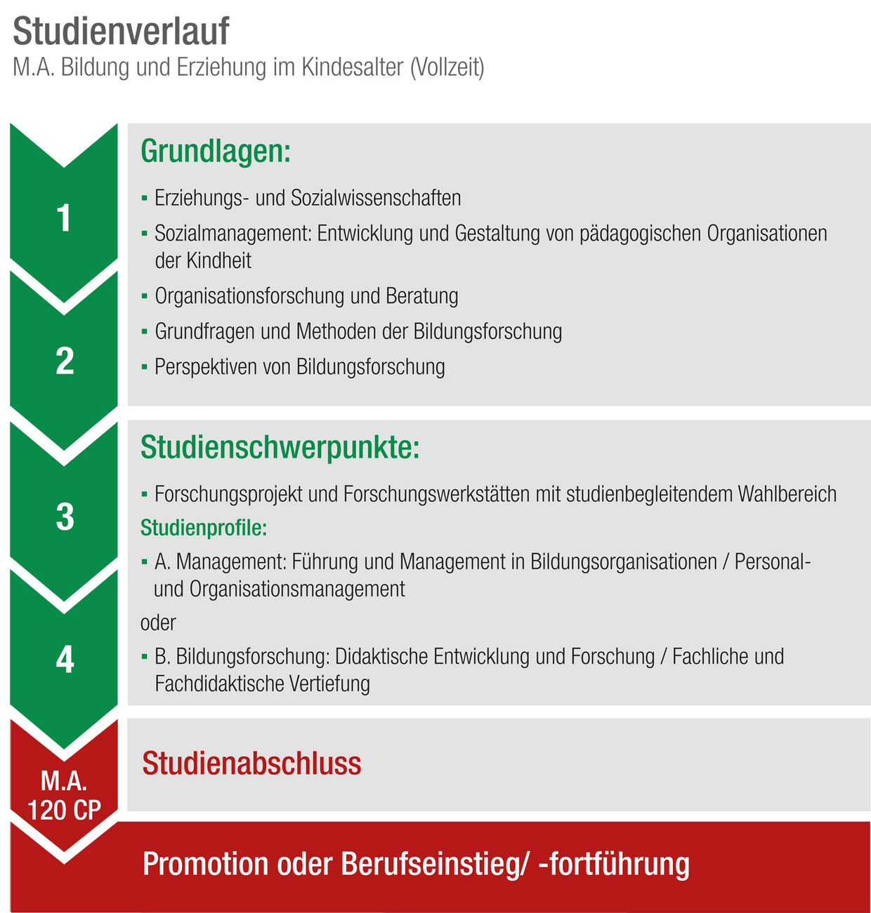 Studienverlauf Vollzeit