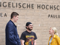 Studenten an der EH Ludwigsburg