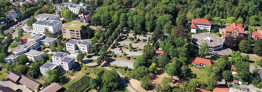 Aerial view of the Ludwigsburg campus
