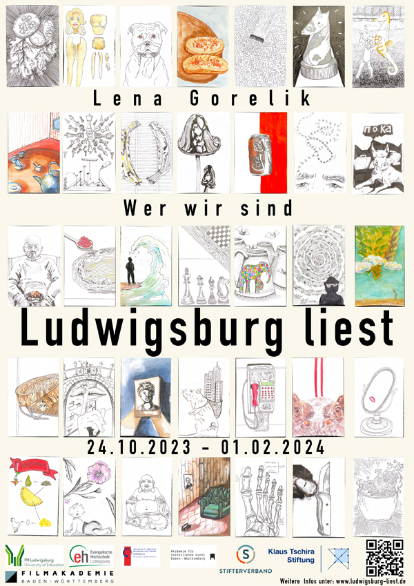 Plakat zur Podcast-Reihe „Ludwigsburg liest“