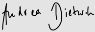 Unterschrift Andrea Dietzsch